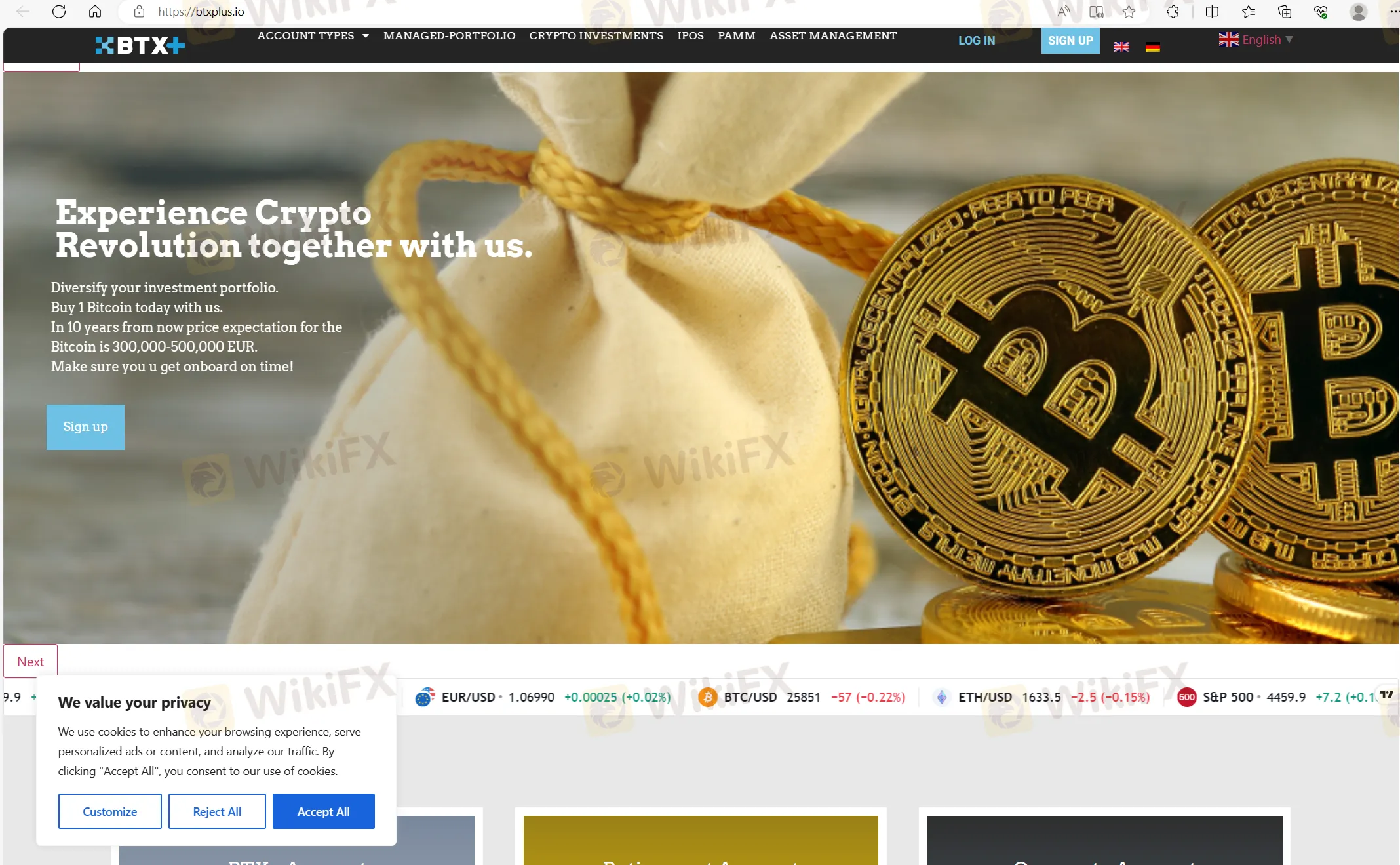 BTX+'s home page BTX+'s home page