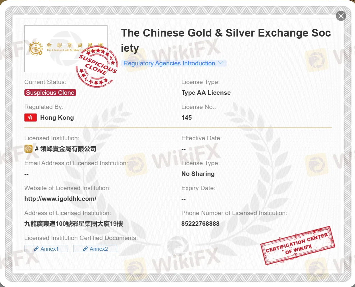 suspicious clone CGSE license suspicious clone CGSE license