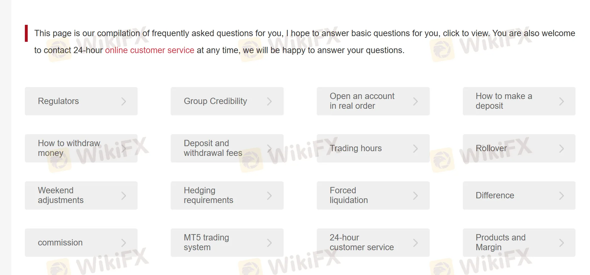 FAQ page FAQ page