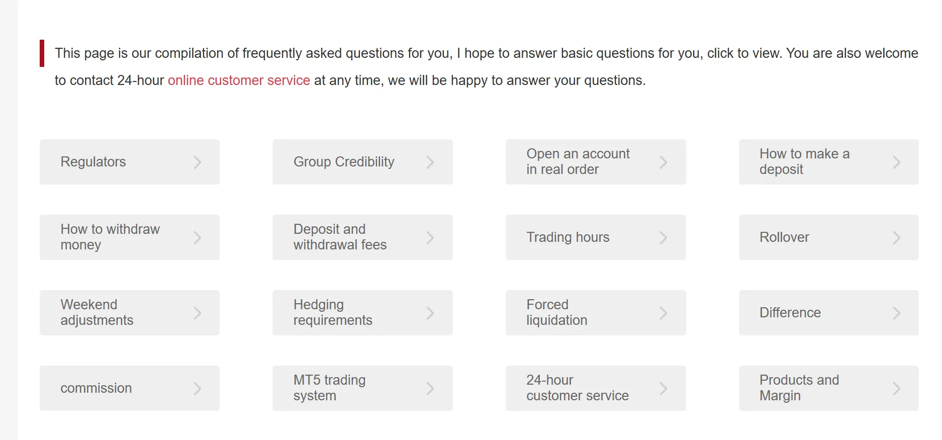 FAQ page FAQ page