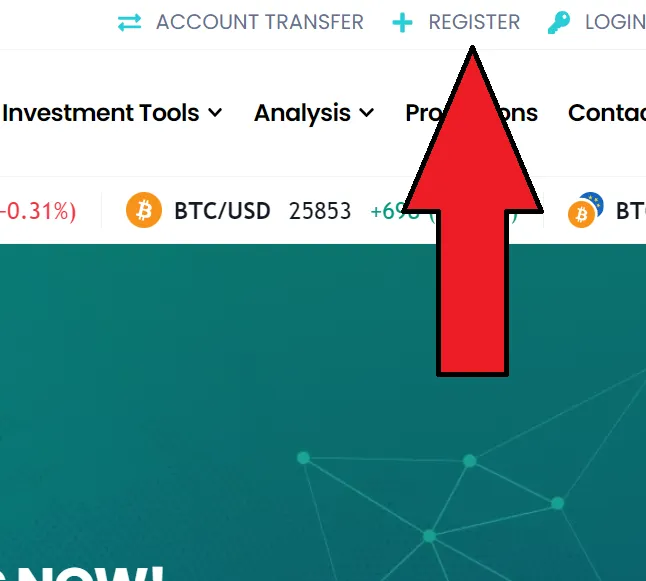 open an account open an account