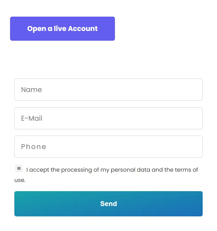 open an account open an account