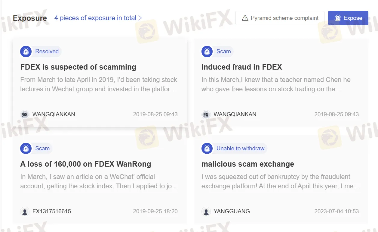 User Exposure on WikiFX User Exposure on WikiFX