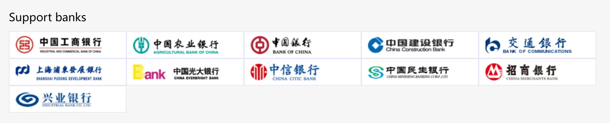 support banks support banks