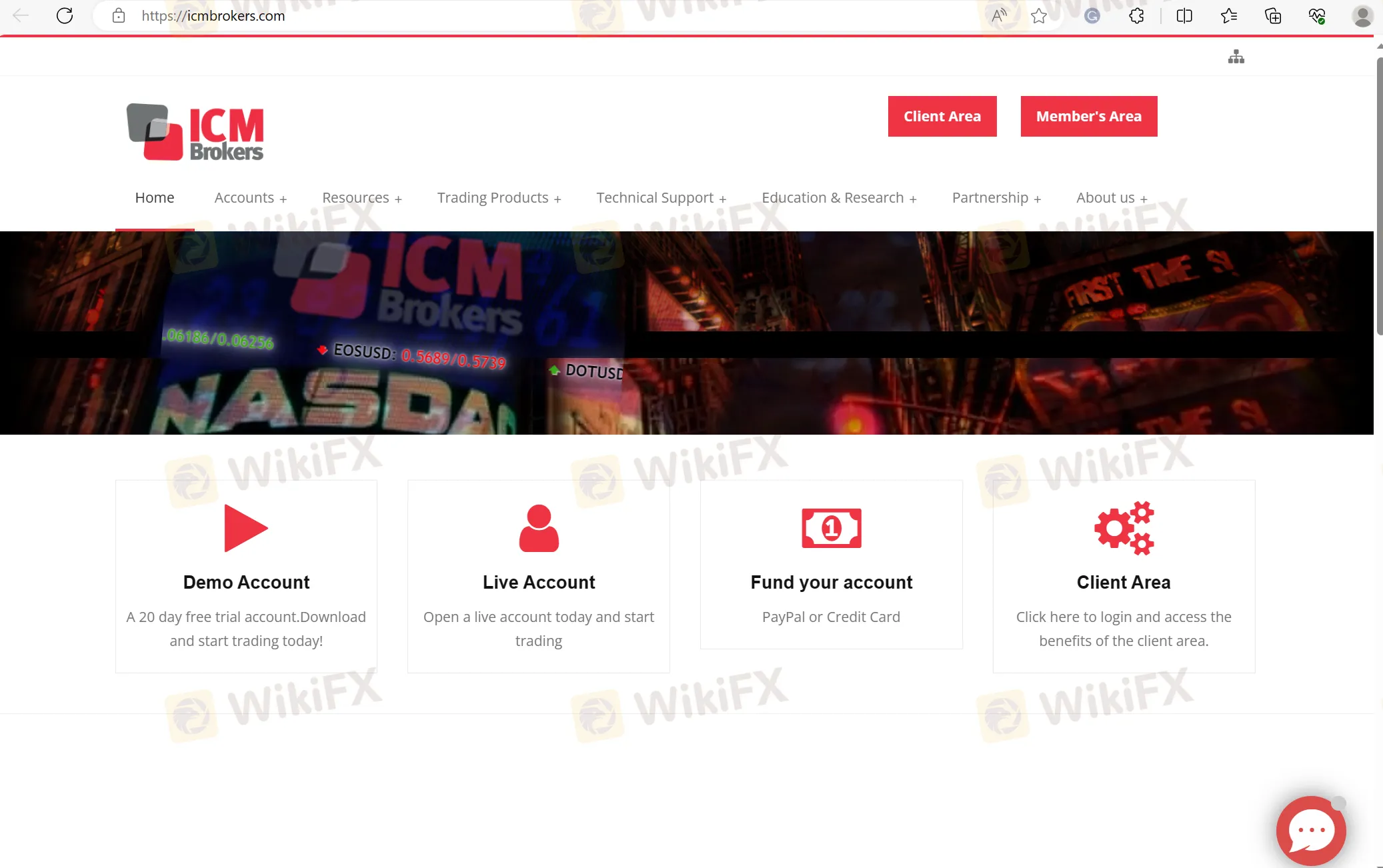 ICM Brokers' home page ICM Brokers' home page