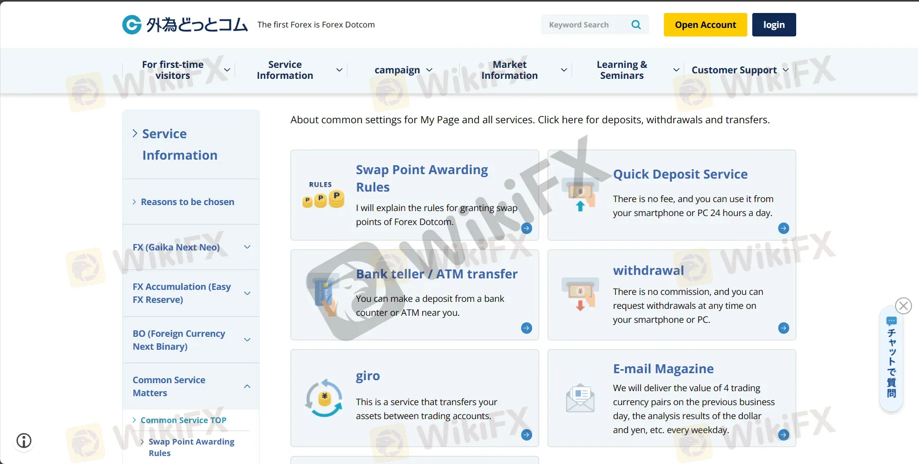 Deposit & Withdrawal Deposit & Withdrawal