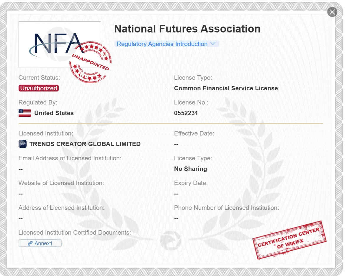 unauthorized NFA license