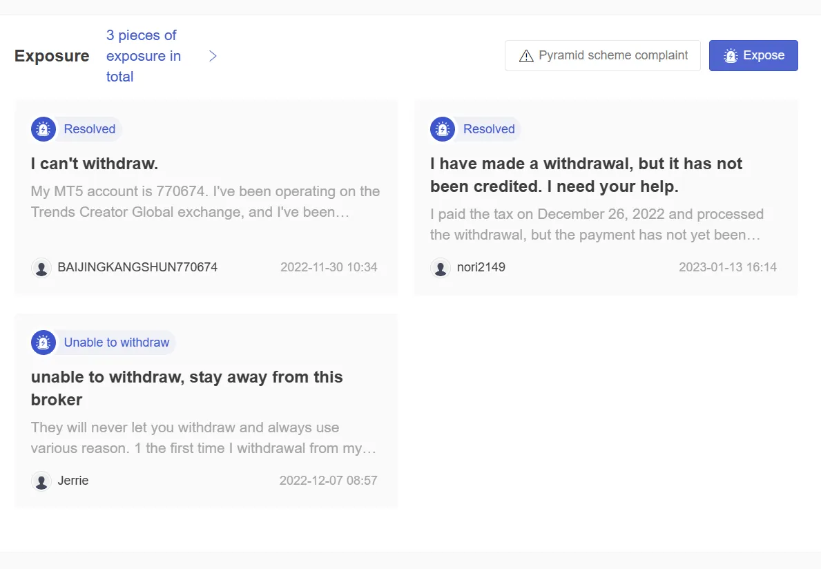 User Exposure on WikiFX