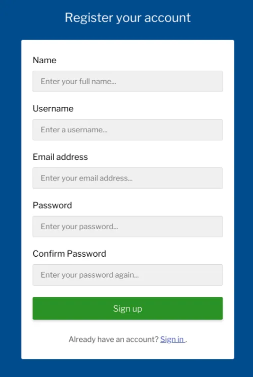  Open an Account