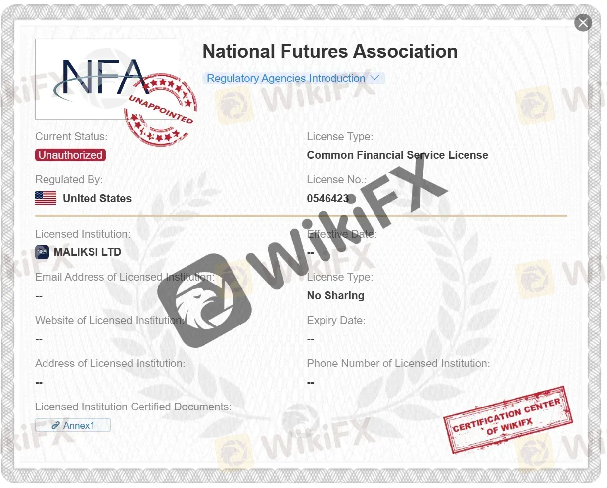 unauthorized NFA license