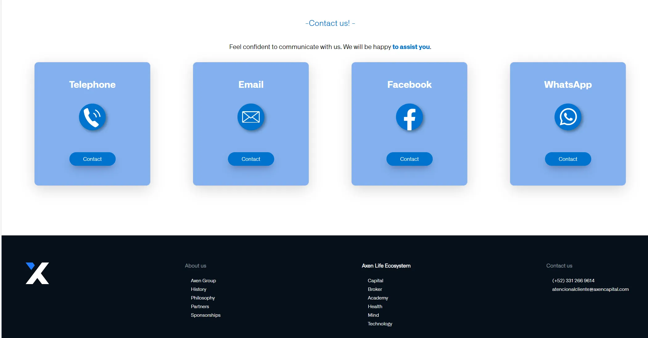 contact details