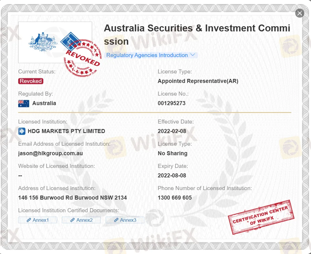 revoked ASC license revoked ASC license