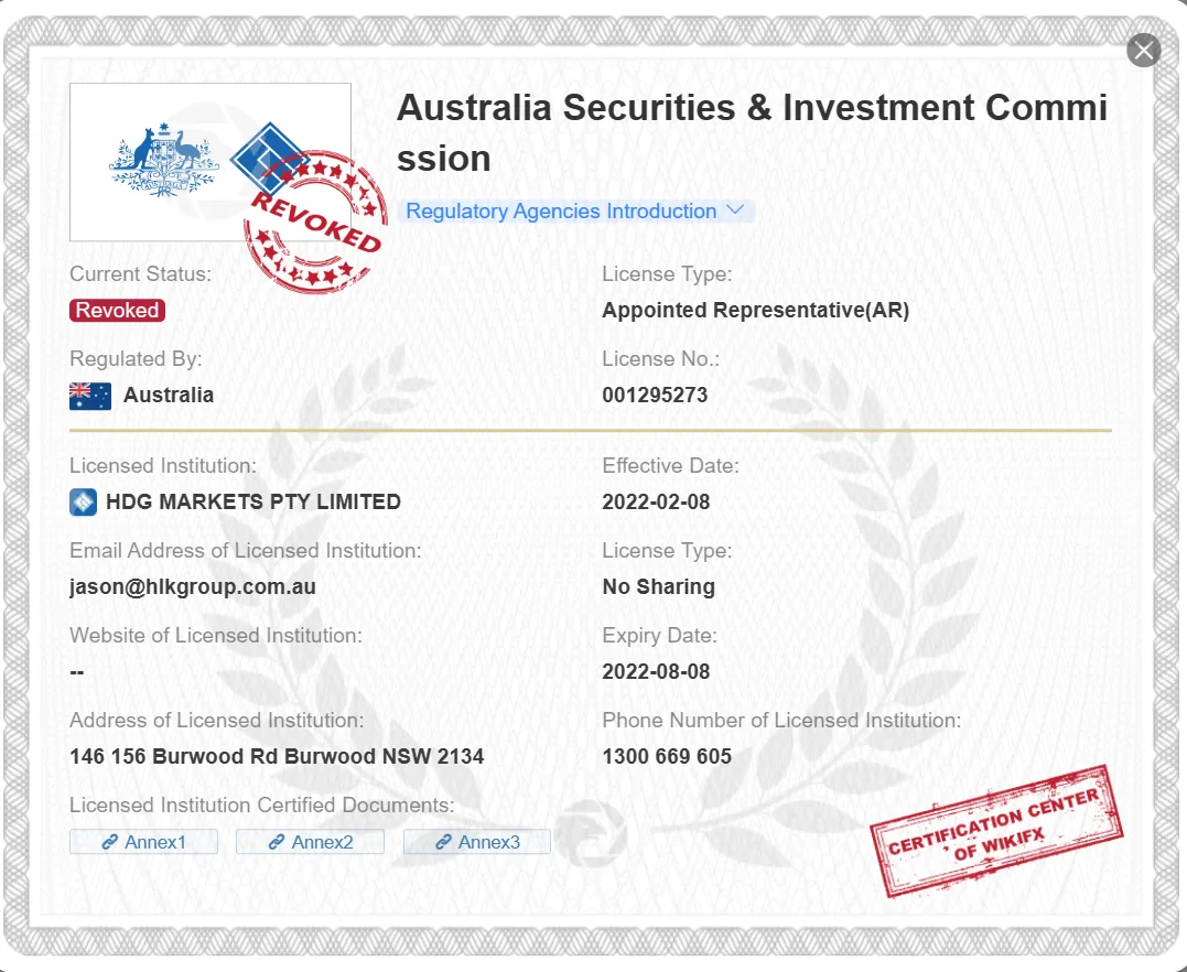 revoked ASC license