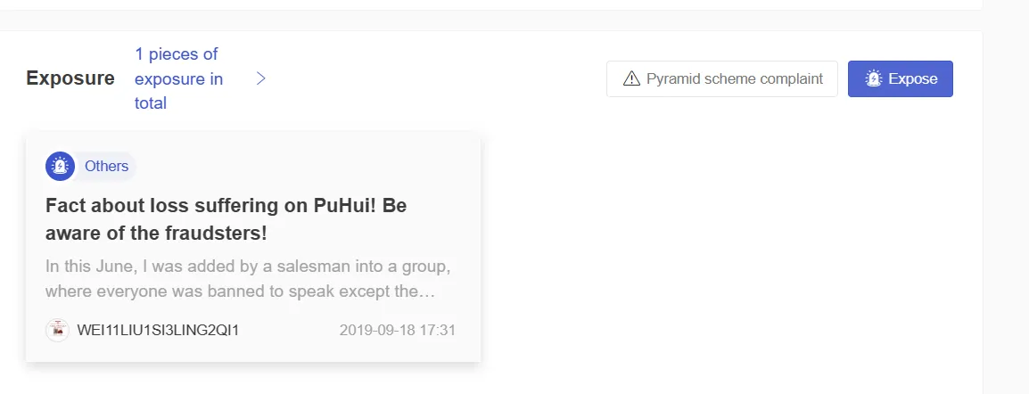 User Exposure on WikiFX
