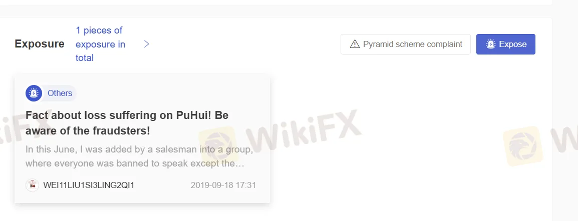 User Exposure on WikiFX