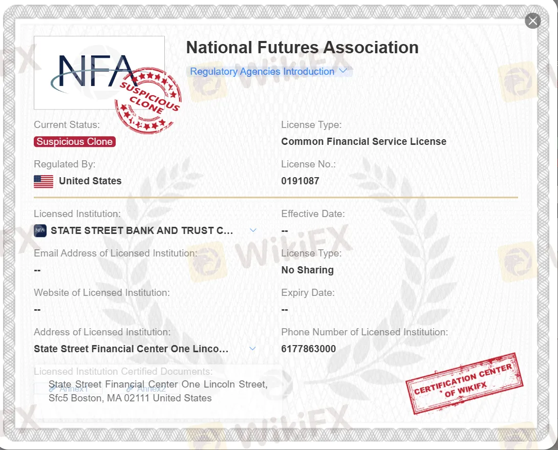 suspicious clone NFA license suspicious clone NFA license