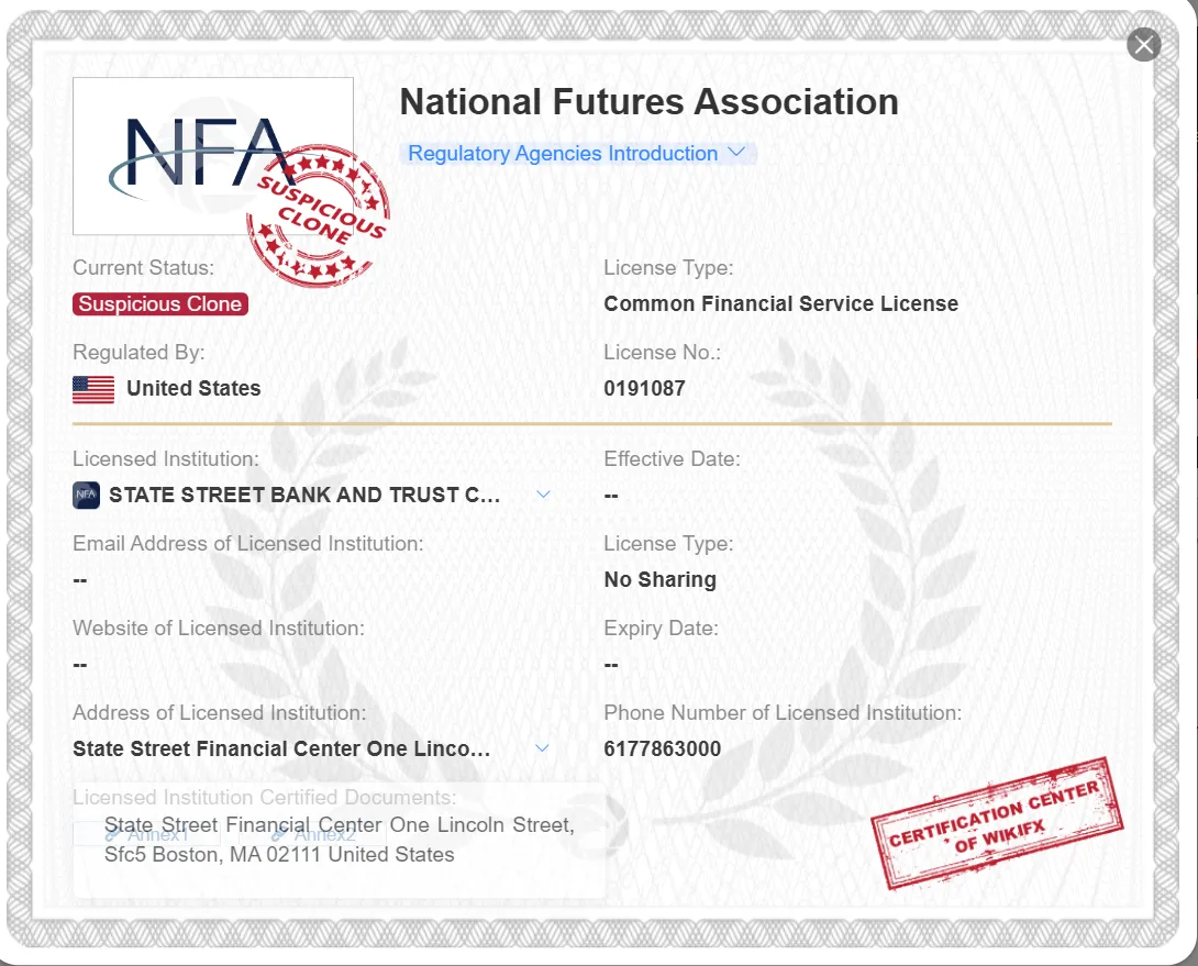 suspicious clone NFA license suspicious clone NFA license