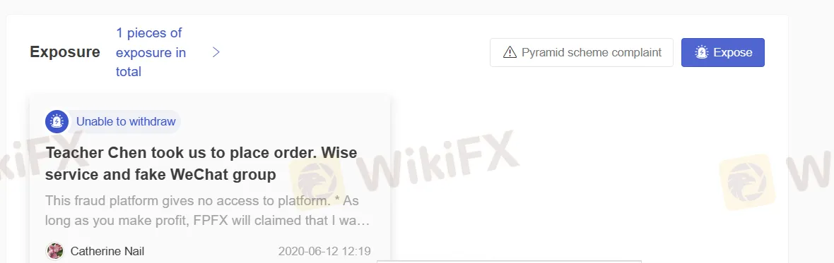 User Exposure on WikiFX