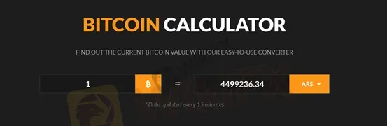 Bitcoin Calculator Bitcoin Calculator