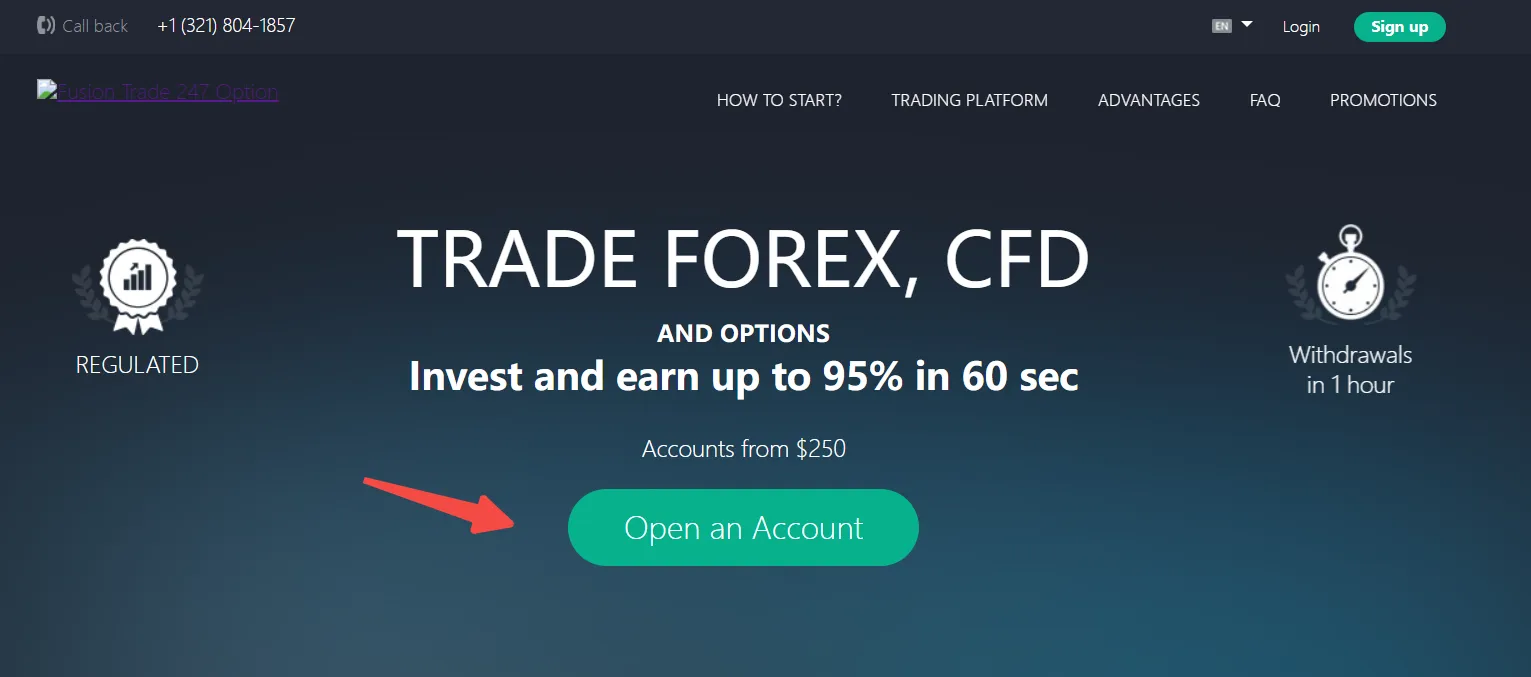 Open an Account Open an Account