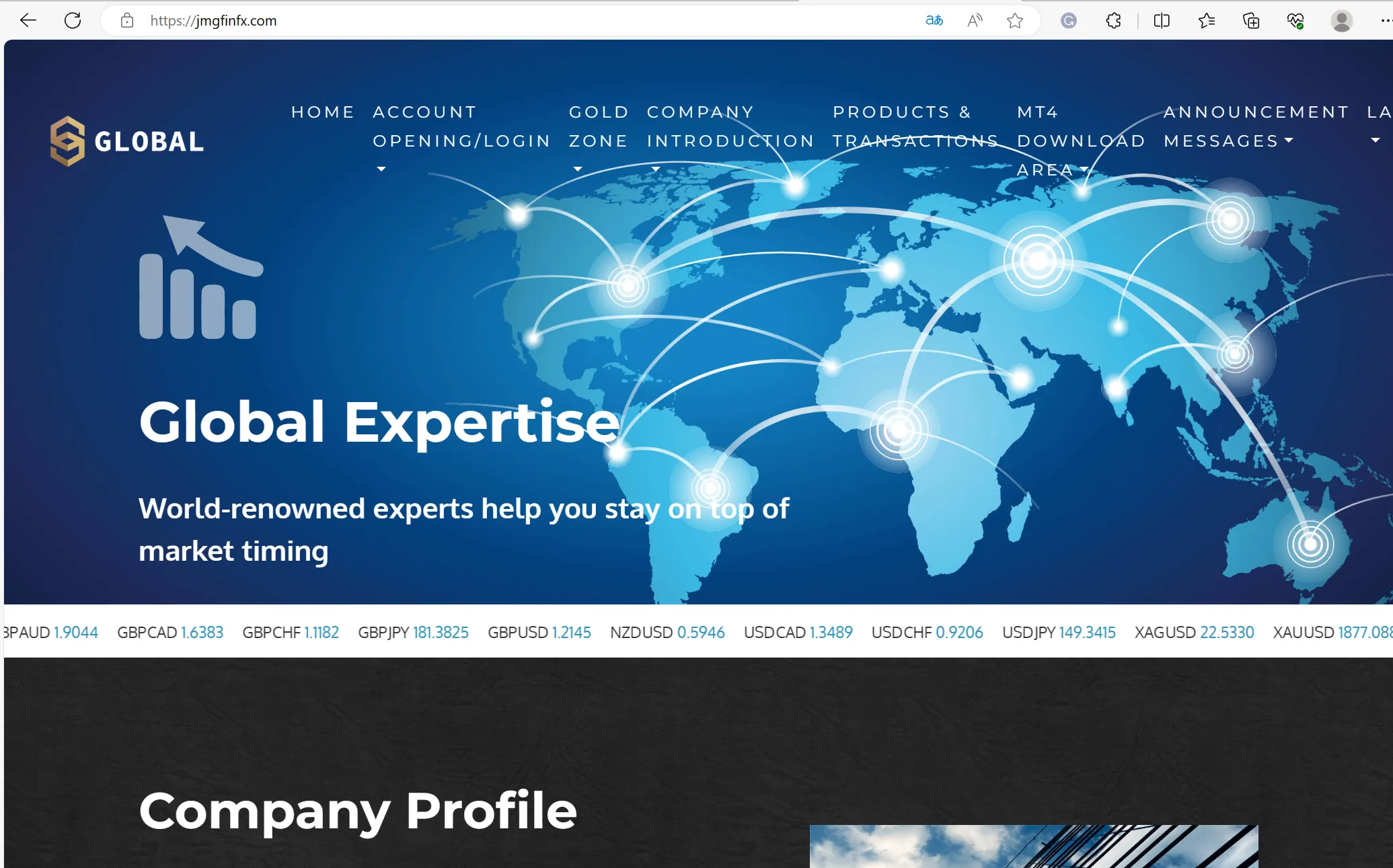 GLOBAL's home page GLOBAL's home page