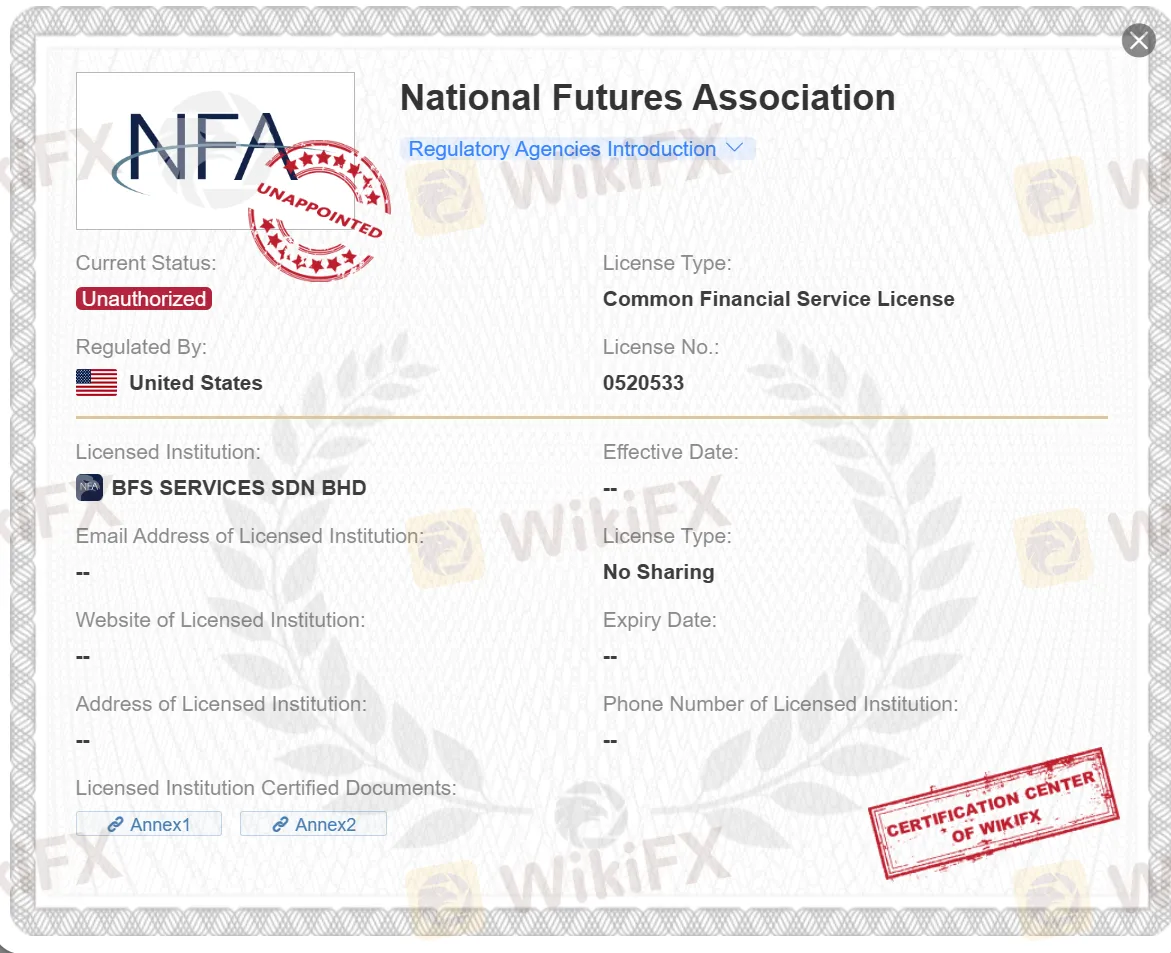 unauthorized NFA license unauthorized NFA license