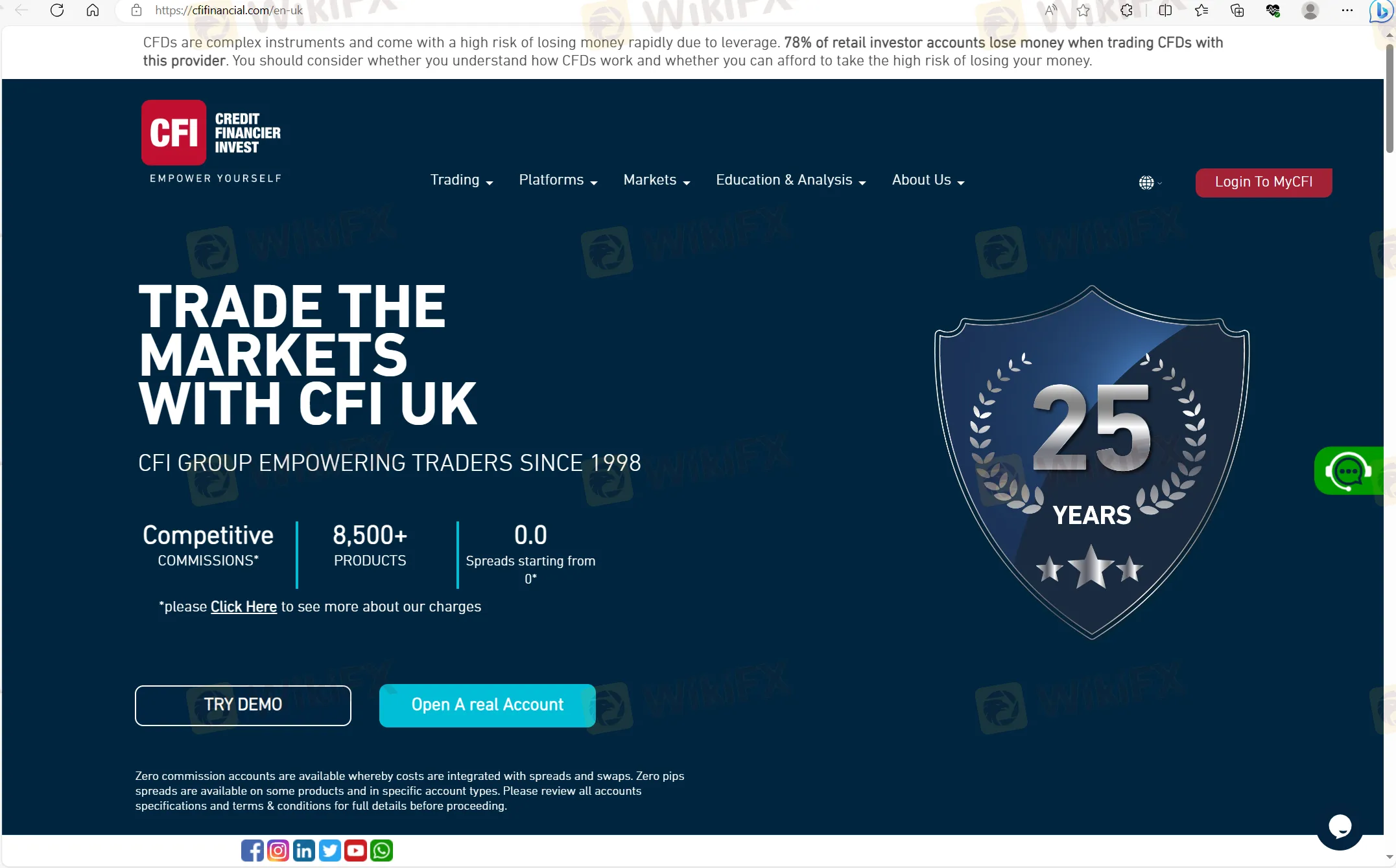 CFI's Homepage