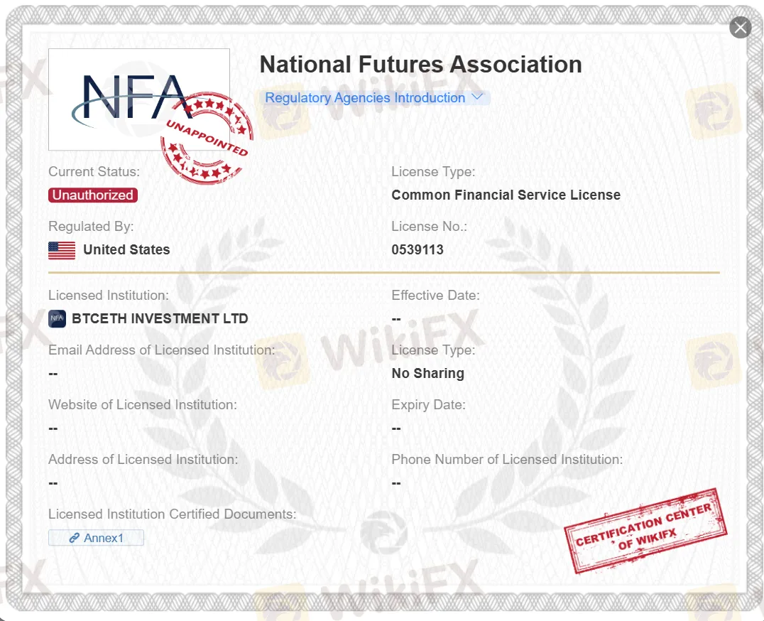 unauthorized NFA license unauthorized NFA license