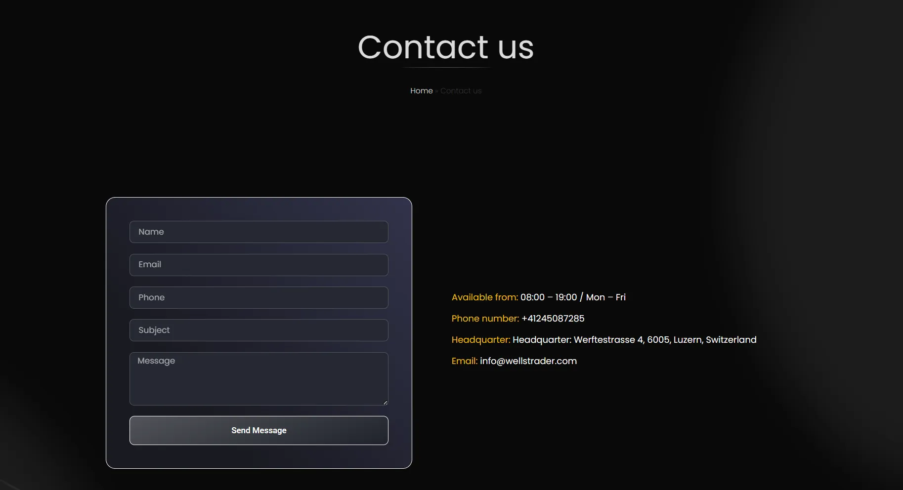 contact details contact details