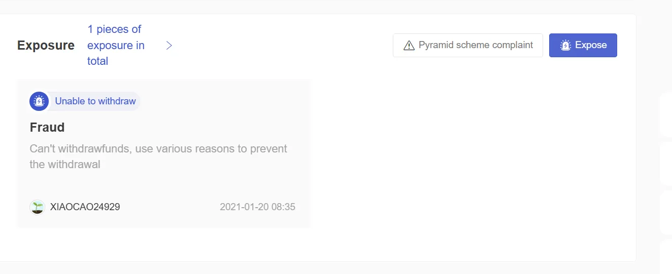 User Exposure on WikiFX User Exposure on WikiFX