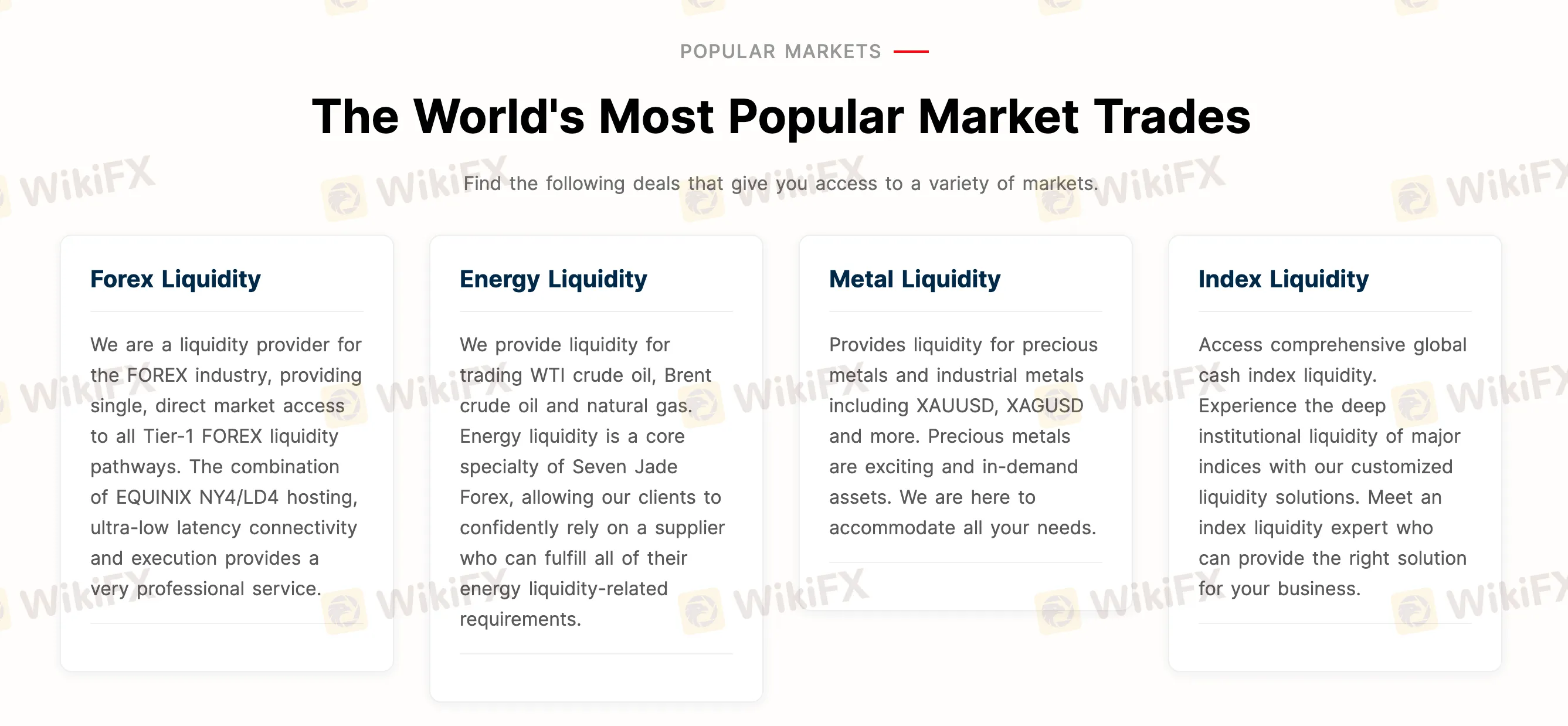 Market Instruments 