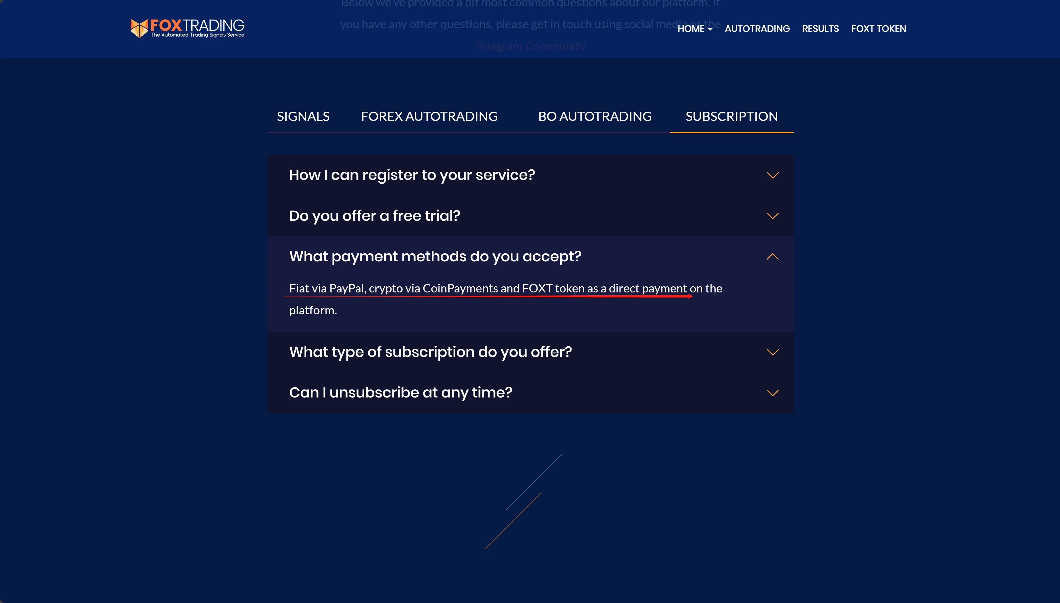 Deposit & Withdrawal