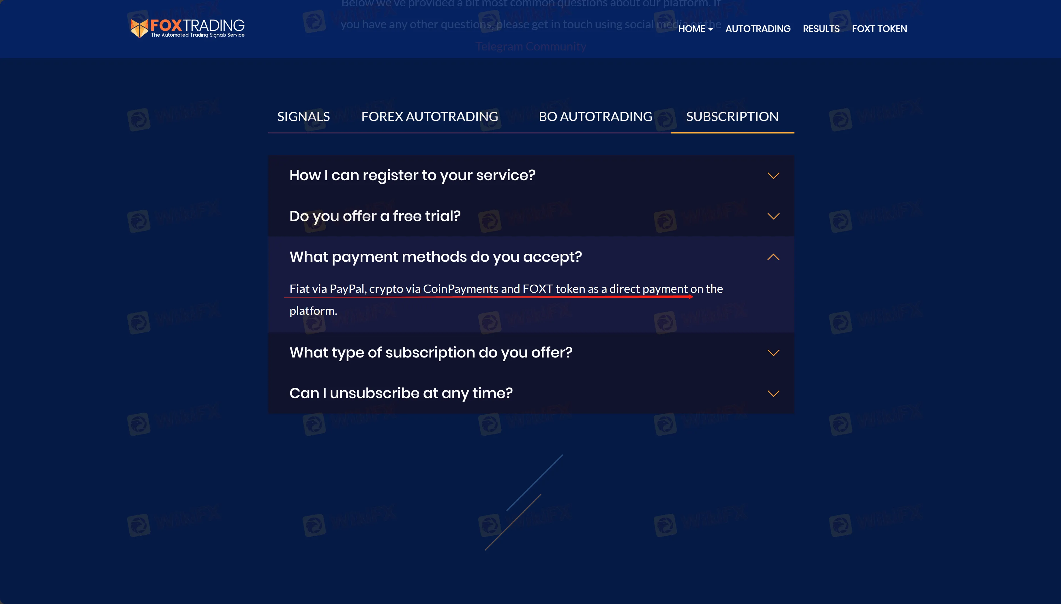 Deposit & Withdrawal