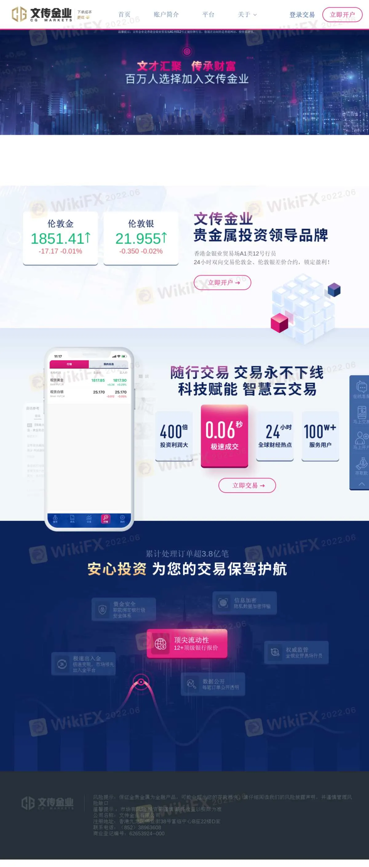 CG Markets' home page CG Markets' home page