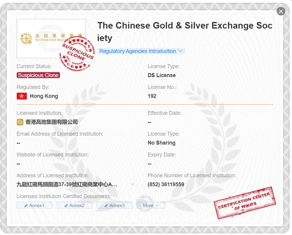suspicious clone CGSE license suspicious clone CGSE license