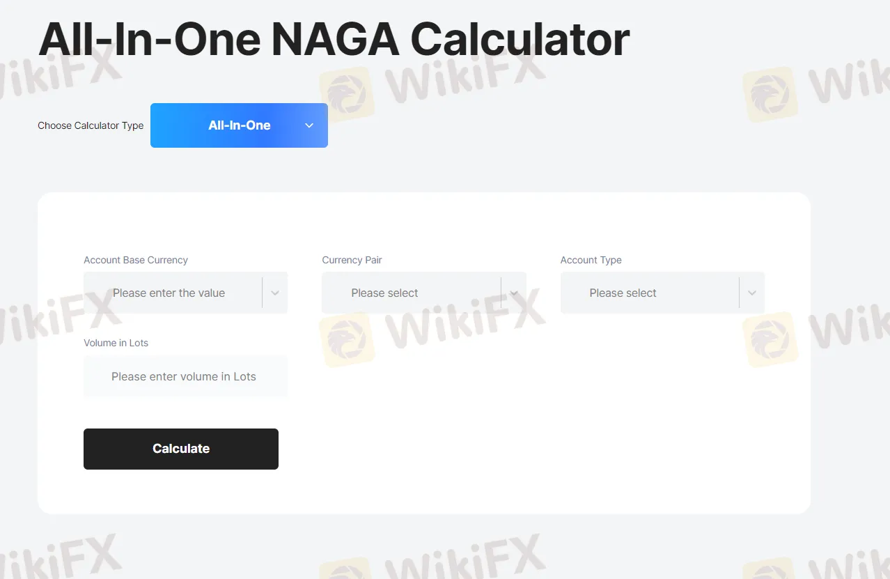 Trading calculator