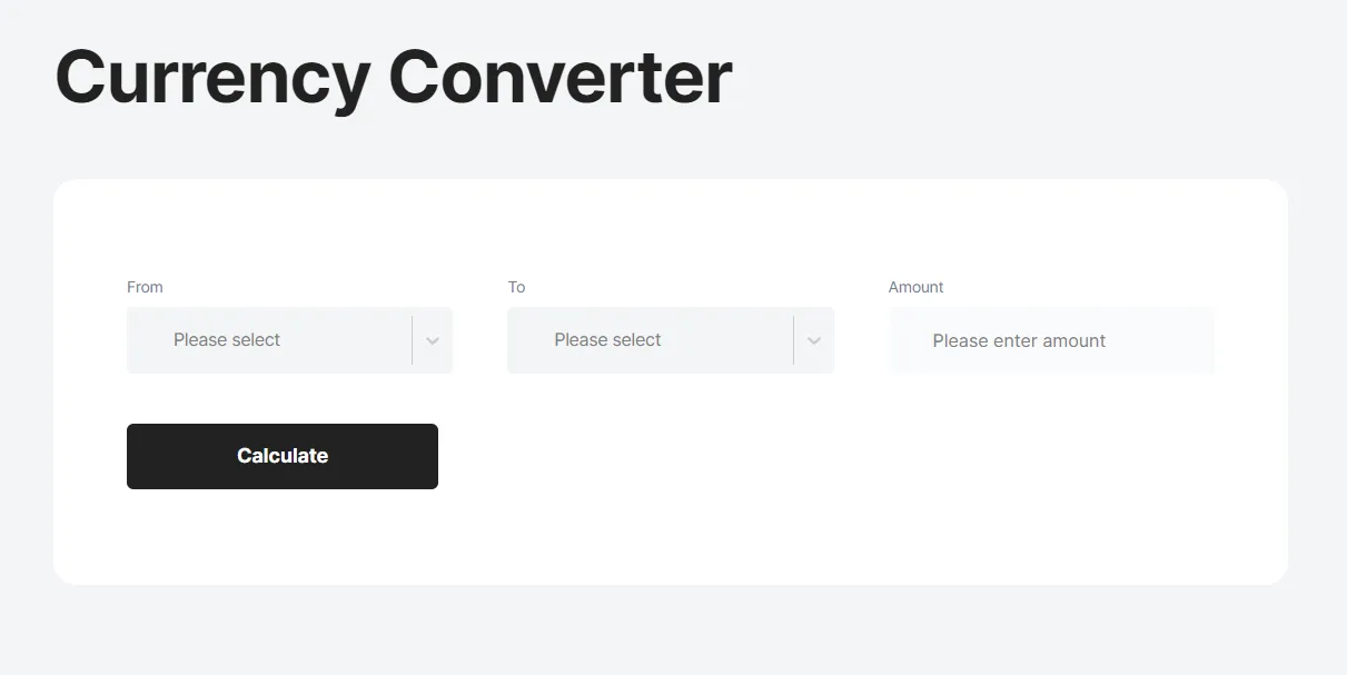 Currency Converter