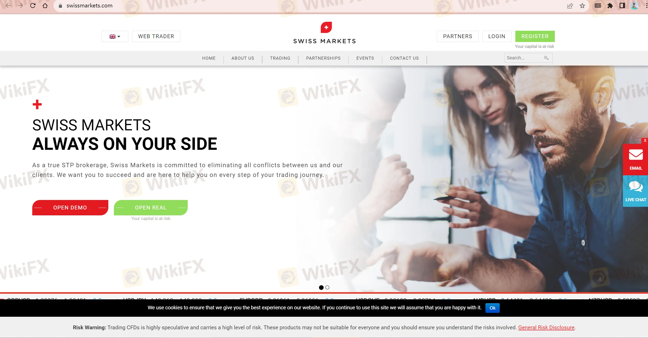Swiss Markets' home page Swiss Markets' home page