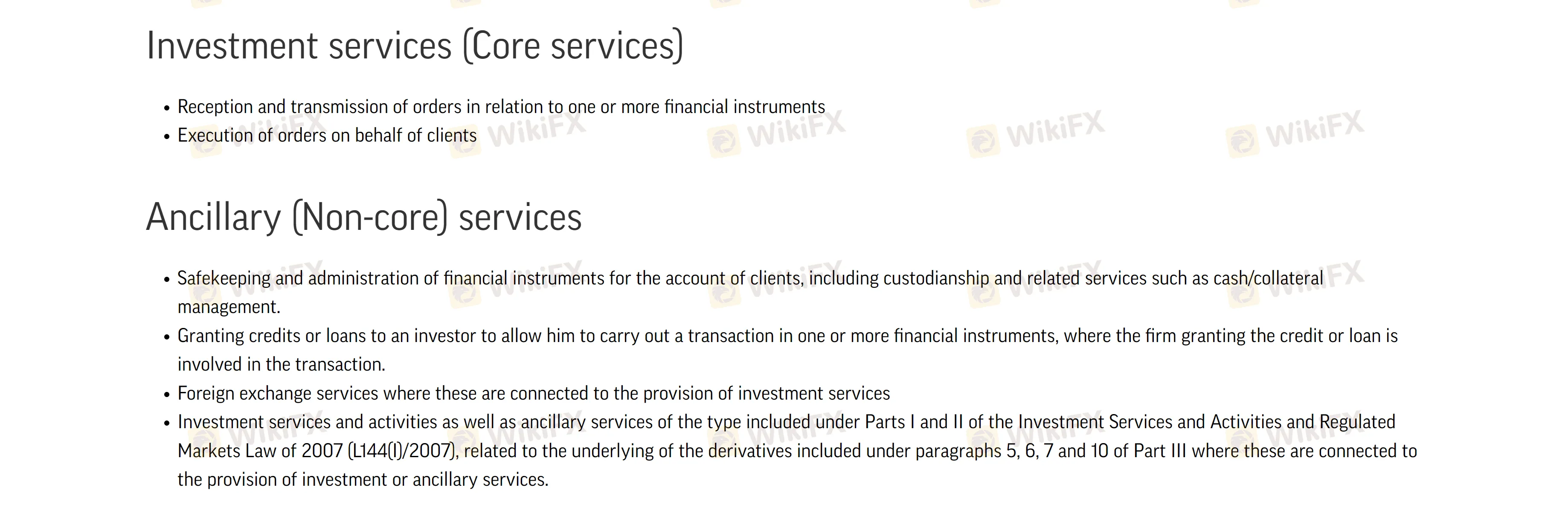 Market Instruments Market Instruments