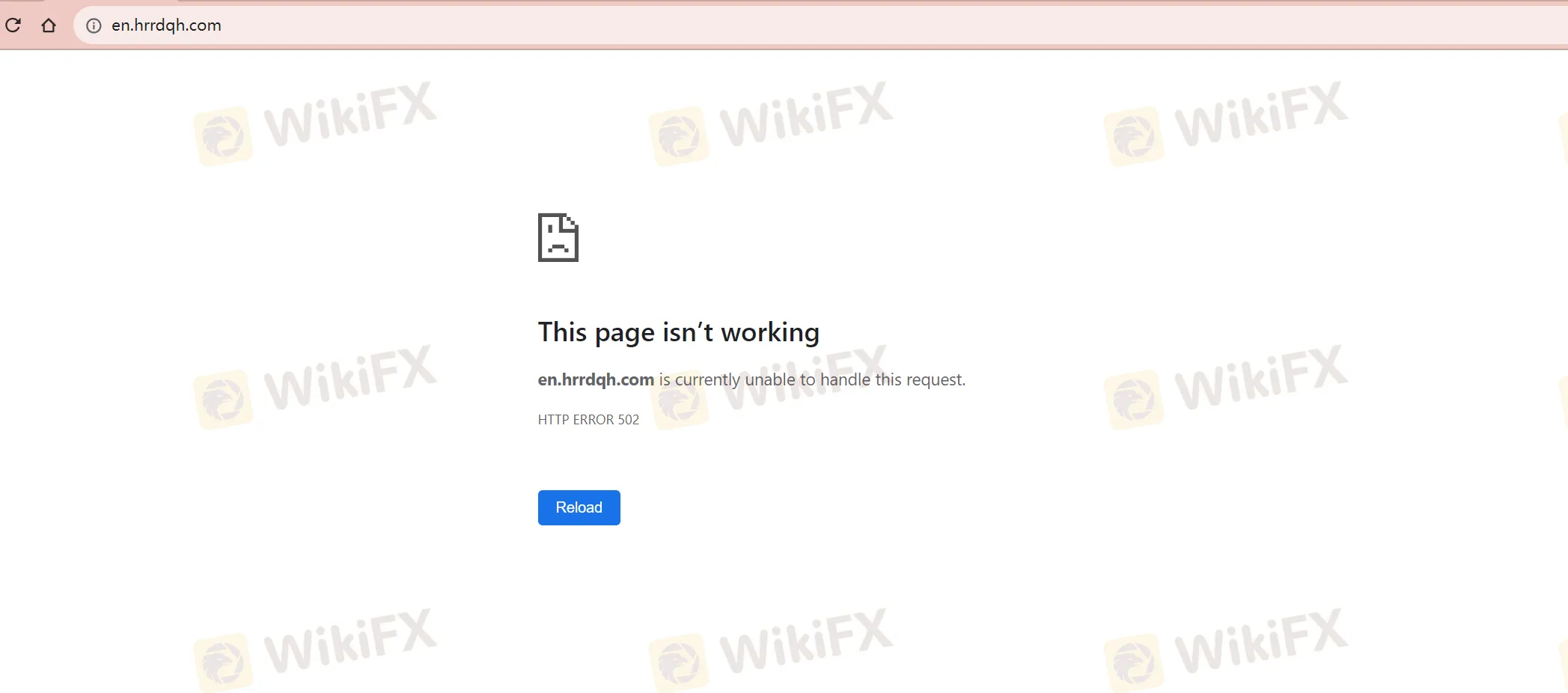 Unavailable Official Website