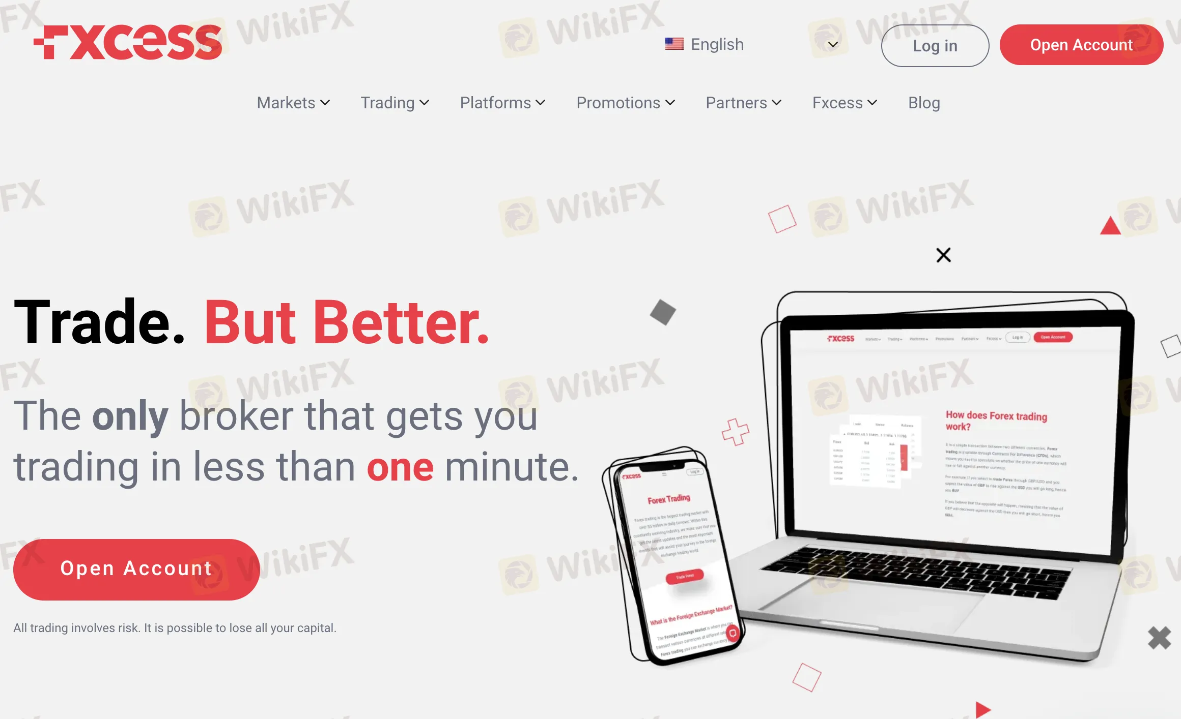 Fxcesshome page
