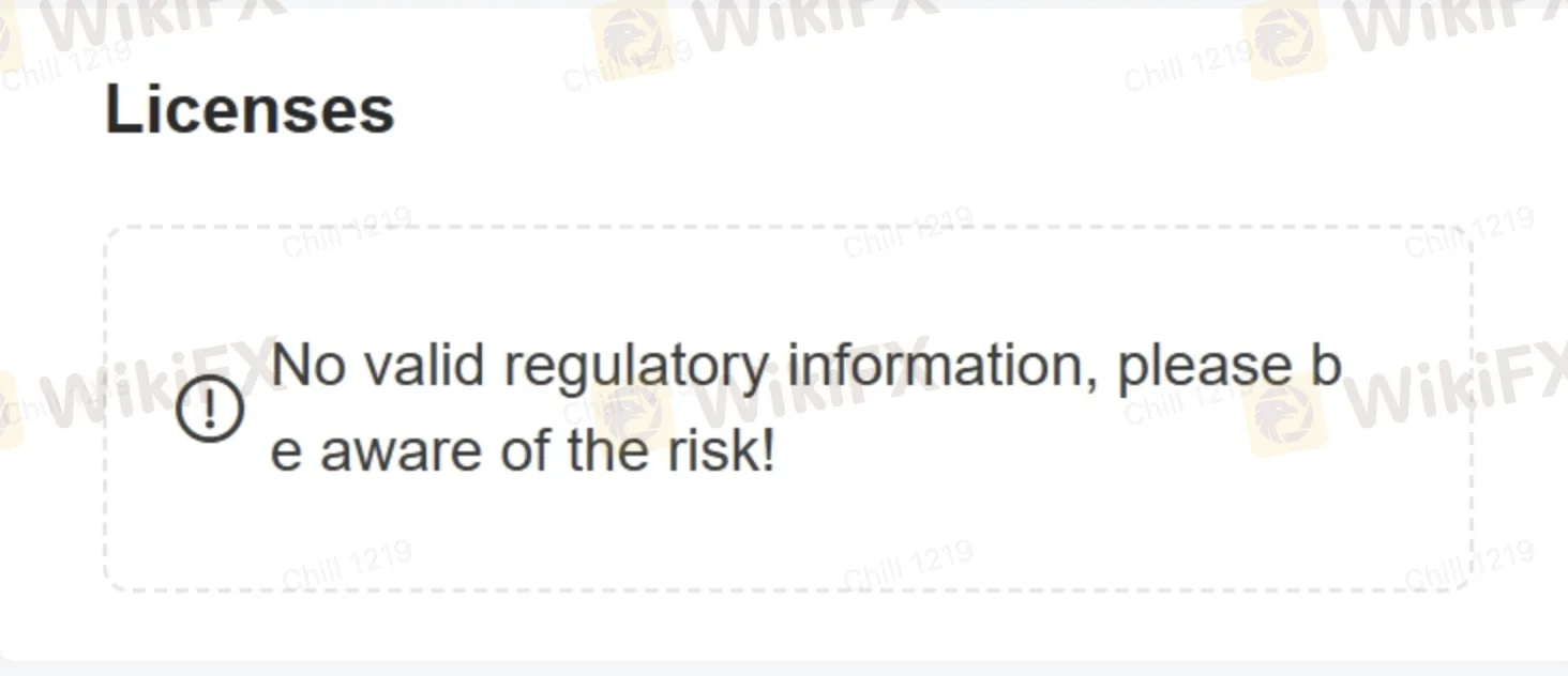 No license No license