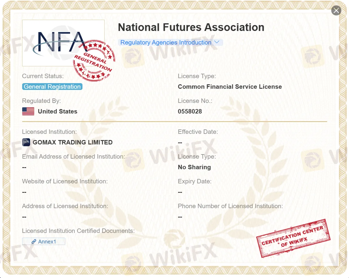 general registered NFA license general registered NFA license