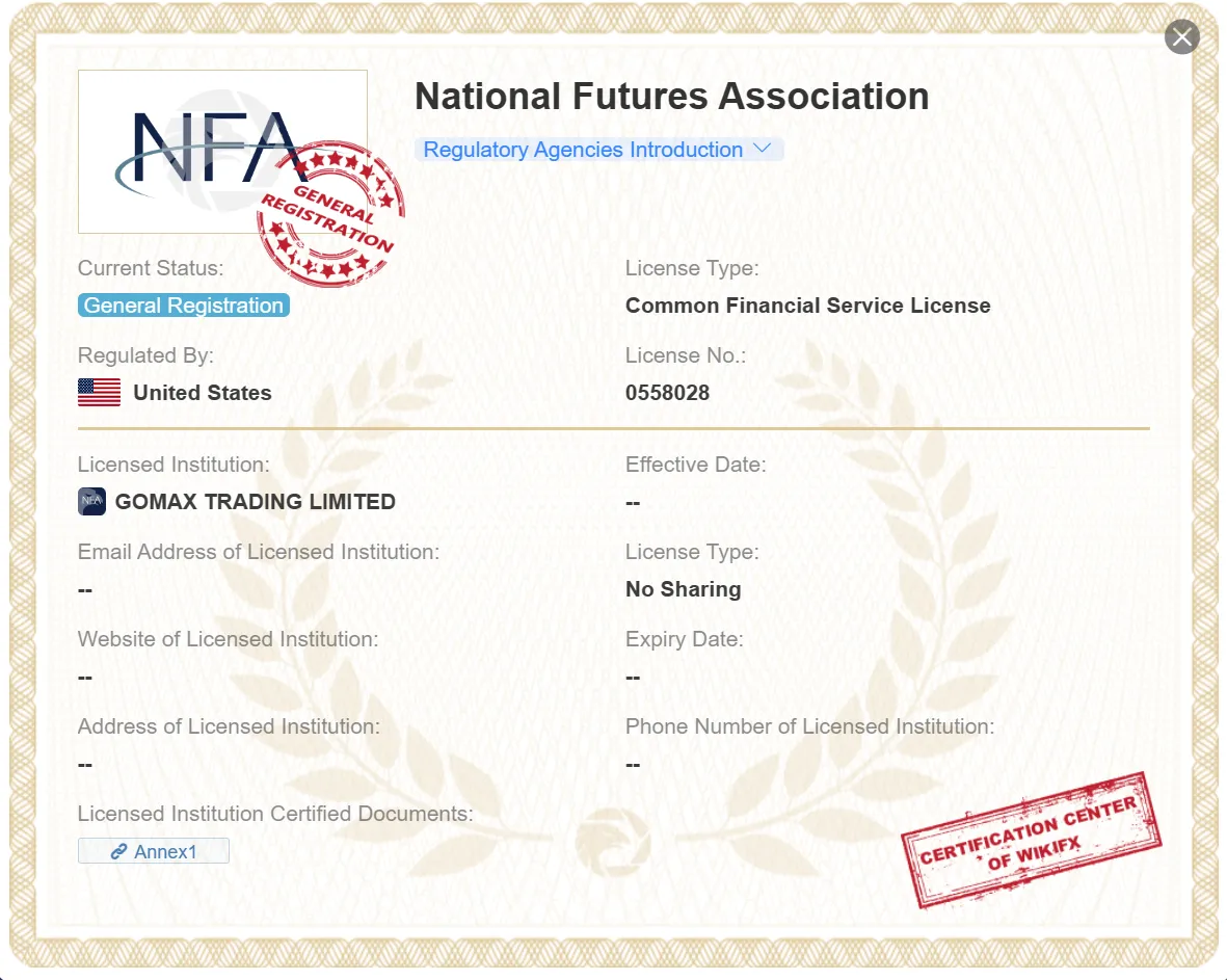 general registered NFA license