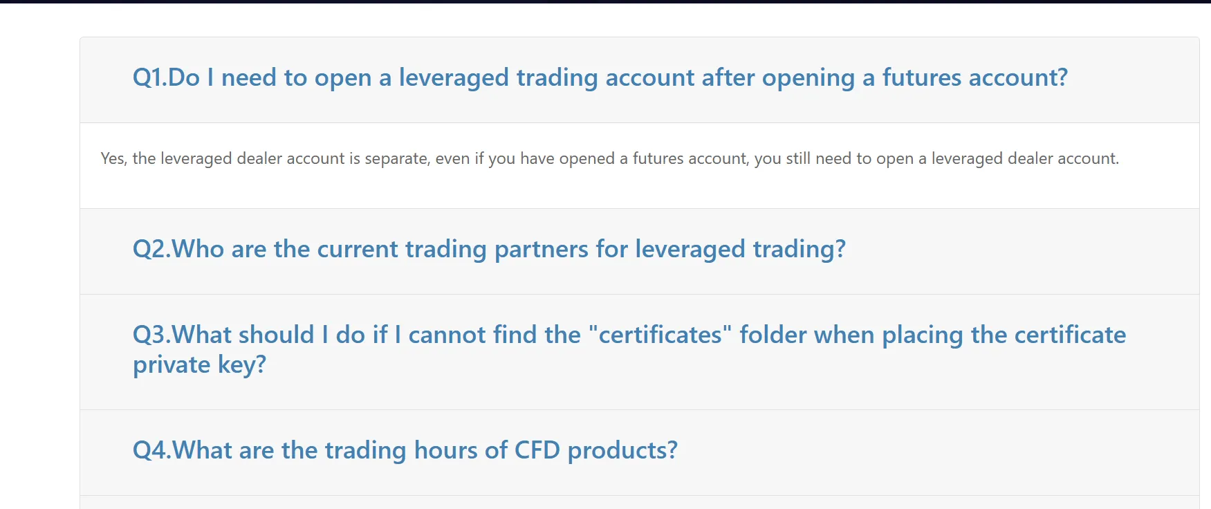FAQ Page