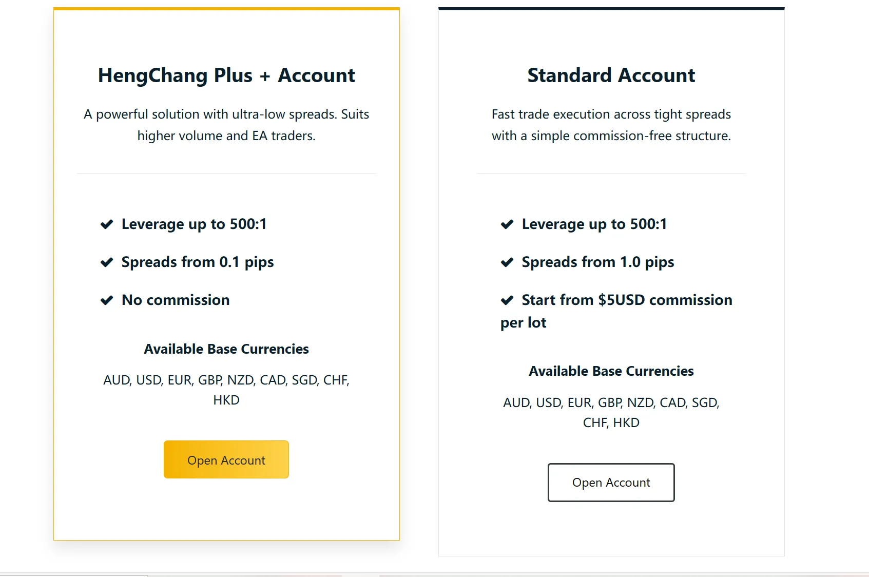 Account Types