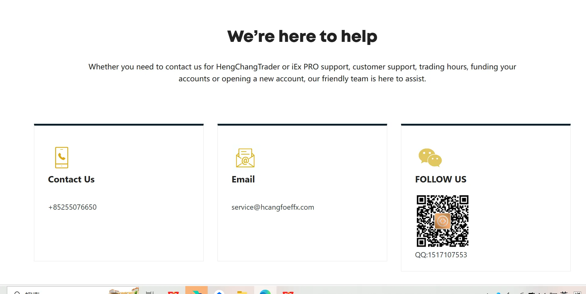 contact details