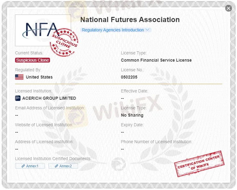 Regulatory Status Regulatory Status