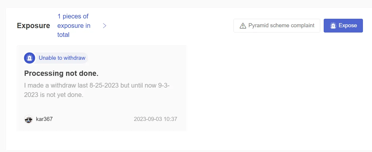 User Exposure on WikiFX