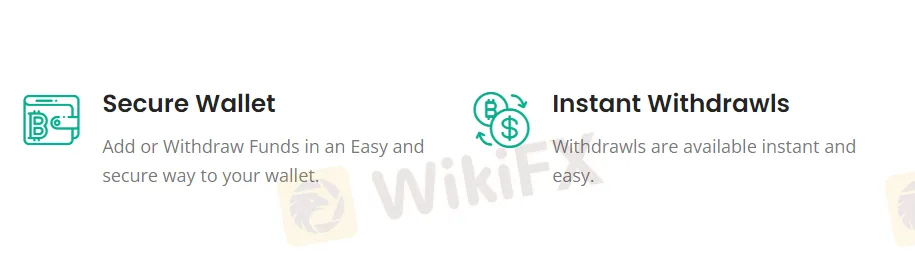 Deposit & Withdrawal Deposit & Withdrawal
